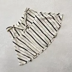ZARA キッズ スカート ストライプ柄 ウエストリボン フレア 164cm
