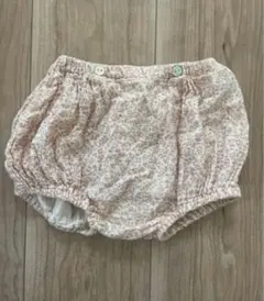 バースデイ teteatete ブルマ　リーフ柄 くすみピンク　70~80サイズ
