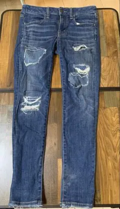 アメリカンイーグル ダメージスキニージーンズ