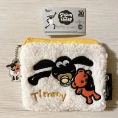 【12/20までの出品】 ひつじのショーン もこもこスクエアポーチ ティミー