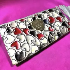 規格外品 エーテル AETTER 青い花の長財布 ホワイト - メルカリ