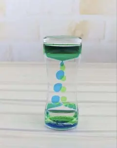 新品　リキッドモーションタイマー グリーン×ブルー 液体モーション オイル