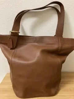 OLD COACH 4082 グラブタンレザー トートバッグ キャメル