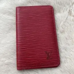 LOUIS VUITTON 에피 カードケース レッド 布袋付き