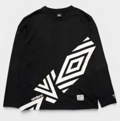 umbro アンブロ　 長袖　Tシャツ　カットソー 　黒　ブラック　Lのサムネイル