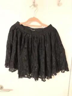 Forever21 レース　スカート　黒
