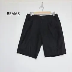 BEAMS Lights ウール ショートパンツ 黒 S きれいめ カジュアル