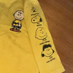 PEANUTS スヌーピー 長袖Tシャツ ベビー イエロー