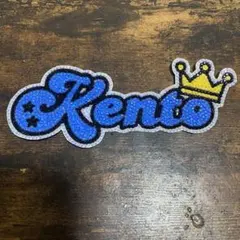 中島健人　うちわデコ　デコパーツ　ストーンデコ　オーダー　うちわ　団扇　デコ