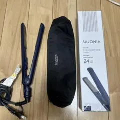 SALONIA ストレートヘアアイロン 24mm ネイビーのサムネイル