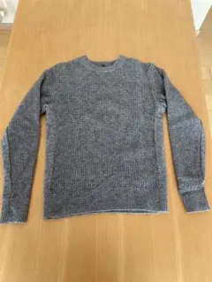 無印良品 クルーネック ニットセーター グレー Ｍ