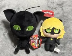 ミラキュラス　プラッグ　シャノワール　ぬいぐるみ