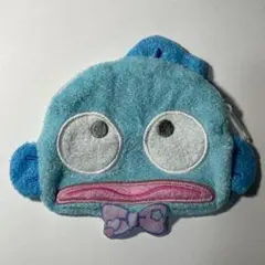 サンリオ　ハンギョドン　ぬいぐるみ ポーチ　リボン
