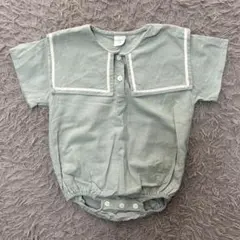 韓国子供服　セーラー服　 ロンパース