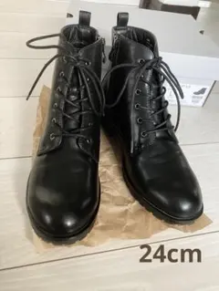 編み上げ 卒業式 袴用 ショートブーツ Lサイズ 成人式 和装 洋装 着物