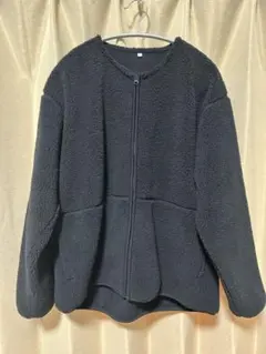 無印良品　ボアフリースジャケット XL