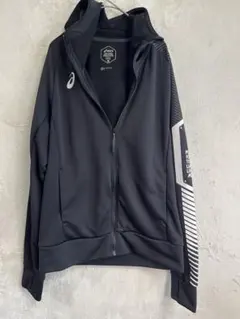 ASICS フルジップジャケット ブラック　Mサイズ