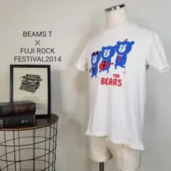 希少限定品BEAMS TフジロックフェスティバルWDWプリントTシャツS白