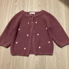Rebeccayxq パープル カーディガン 24/36ヶ月