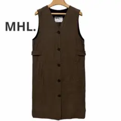 美品♡MHL. エムエイチエル ジャンパースカート ベストジレ ワンピース