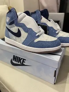 NIKE Air Jordan 1 デニム ハイカットシューズ