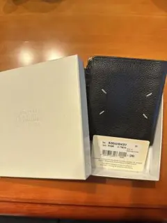 Maison Margielaブラック 二つ折り財布