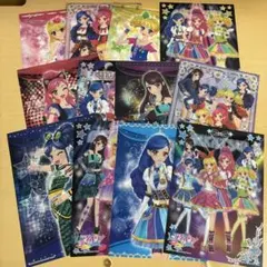 アイカツ 1番くじぷち C賞 クリアポスター コンプリート セット