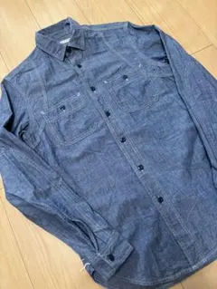 Buzz Rickson's シャンブレーデニムシャツ ステンシル - メルカリ