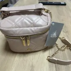 Disney ショルダーバッグ ピンク キルティング マリーちゃんデザイン！！