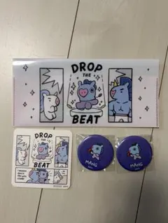 BTS BT21 MANG JHOPE ファイル コースター 缶バッジ