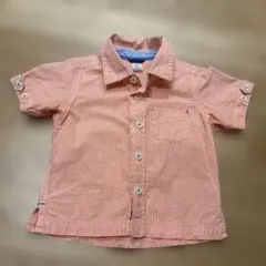 ギャップ 半袖チェックシャツ