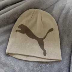 PUMA ニット帽 ベージュ