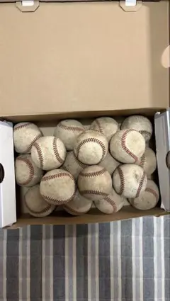 軟式 野球ボール 白色 中古 50こ - メルカリ