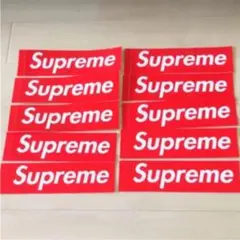 Supreme Box Logo Sticker 10枚セット
