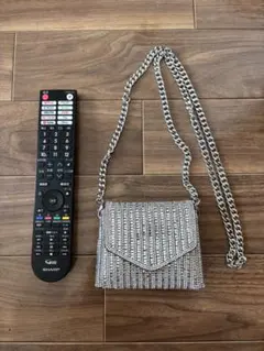 ラインストーン ミニショルダーバッグ パーティーバッグ