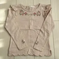 バースデイ　mamaraku 長袖トップス　ロンT カットソー フリル　刺繍