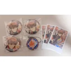 北見遊征 にじさんじ 3SKM 誕生日グッズ 缶バッジ & チェキ風カード