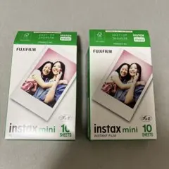 【開封済み・未使用】instax mini フィルム　10シート×2個