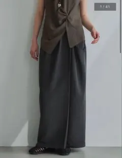 ドレープアシンメトリースカート crewre クルーレ こすぱっしょんゆりえ