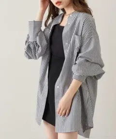 Chico （チコ／フーズフーチコ）ストライ プブロッキングシャツ