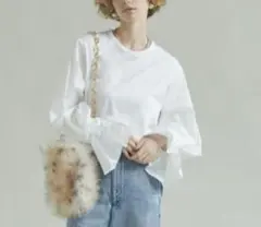 THIRD MAGAZINE カットコンビタックスリーブプルオーバー