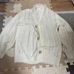 evelyn カーディガン ホワイトのサムネイル