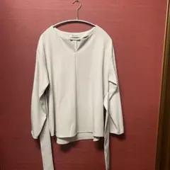 ナノユニバース　ライトベージュ 長袖シャツ サイズ36