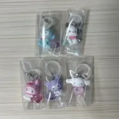サンリオ　エモきゅん　めじるしアクセサリー　パステルカラーver. コンプリート
