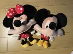 【本日発送】ディズニー　ミッキー　ミニー　ペア　クリスマス　ファンキャップ