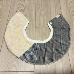 美品☆おしゃれMARLMARL スタイ ドッキングデザイン 千鳥格子