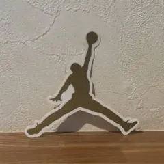 NIKE ジョーダン ジャンプマン ステッカー ゴールド