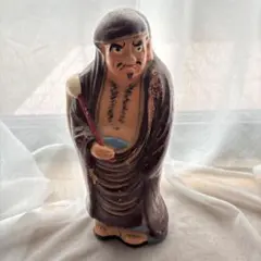 TS5 布袋様 置物 縁起物 七福神 陶器 骨董 金運 招福 開運 魔除け 