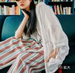 nico and...【MODE NORM CORE】メッシュルーズパーカーM