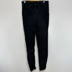 UNIQLO ウルトラストレッチスキニージーンズ ブラック 24 (61cm)